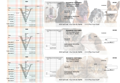 Veterinarian General Itemized Invoice Business Checks | BU3-CDS14-GII