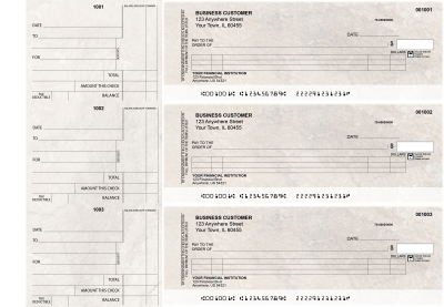 Granite Itemized Counter Signature Business Checks | BU3-CDS16-ICS