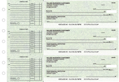 Grassy Accounts Payable Designer Business Checks | BU3-CDS17-DED