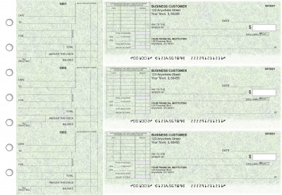Grassy Standard Itemized Invoice Business Checks | BU3-CDS17-SII