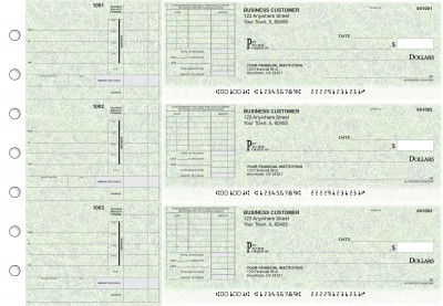 Grassy Itemized Invoice Business Checks | BU3-CDS17-TNV