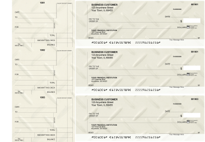 Iron Standard Counter Signature Business Checks | BU3-CDS18-SCS