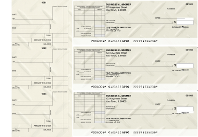Iron Standard Itemized Invoice Business Checks | BU3-CDS18-SII