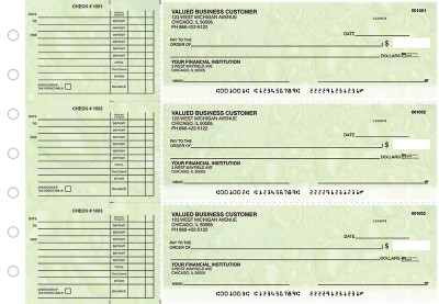 Leaf Accounts Payable Designer Business Checks | BU3-CDS19-DED