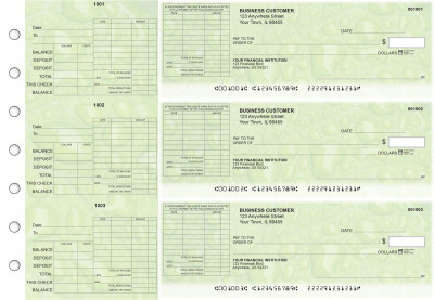 Leaf General Itemized Invoice Business Checks | BU3-CDS19-GII