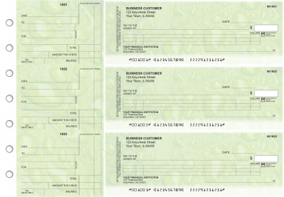 Leaf Itemized Counter Signature Business Checks | BU3-CDS19-ICS