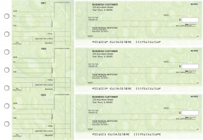 Leaf Standard Counter Signature Business Checks | BU3-CDS19-SCS