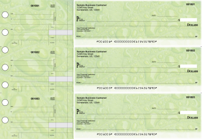 Leaf Standard Disbursement Designer Business Checks | BU3-CDS19-SDS