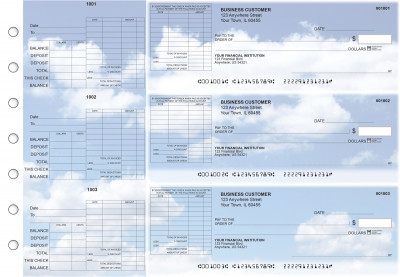 Clouds General Itemized Invoice Business Checks | BU3-CDS21-GII