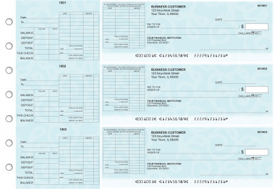 Swirls General Itemized Invoice Business Checks | BU3-CDS24-GII