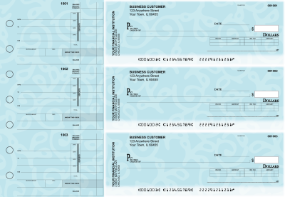 Swirls Invoice Business Checks | BU3-CDS24-INV