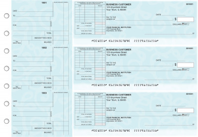 Swirls Standard Itemized Invoice Business Checks | BU3-CDS24-SII