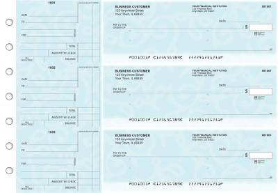 Swirls Standard Mailer Business Checks | BU3-CDS24-SML