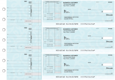Swirls Itemized Invoice Business Checks | BU3-CDS24-TNV
