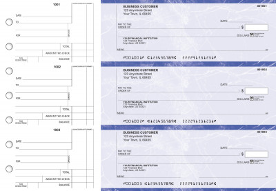 Blue Marble Standard Counter Signature Business Checks | BU3-LMA01-SCS