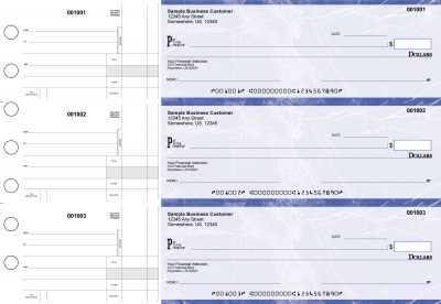 Blue Marble Standard Disbursement Business Checks | BU3-LMA01-SDS