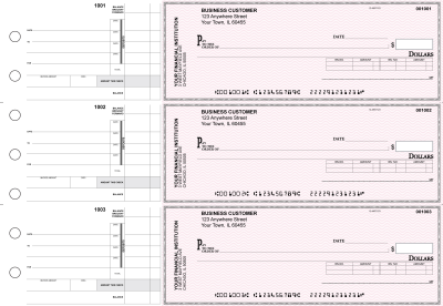 Pink Safety Invoice Business Checks | BU3-PSF01-INV