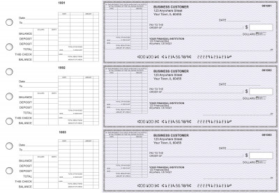 Purple Safety General Itemized Invoice Business Checks | BU3-USF01-GII