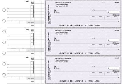 Purple Safety Invoice Business Checks | BU3-USF01-INV