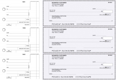 Purple Safety Standard Counter Signature Business Checks | BU3-USF01-SCS