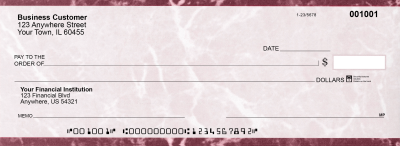 Burgundy Marble Business Pocket Checks  | BUP-BMA01