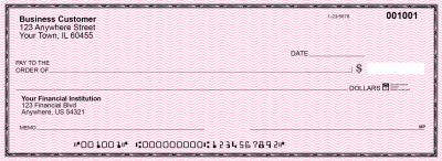 Pink Safety Business Pocket Checks | BUP-PSF01