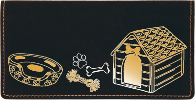 Home Sweet Bone Engraved Leather Cover | CLE-00006