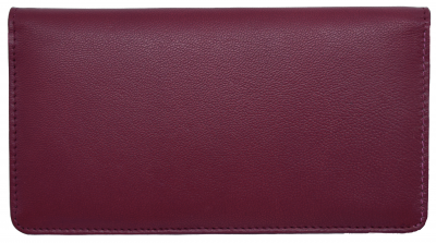 Burgundy Premium Leather Checkbook Cover  | CLG-BRG01