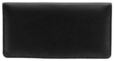 Black Leather Side Tear Checkbook Cover | CLS-BLA01