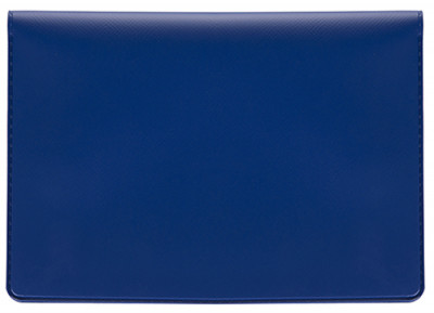 Blue Vinyl Top Stub Checkbook Cover | CVW-BLU01