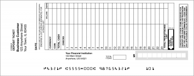 Loose Business Deposit Slips, Safeguard | DEP-BDL13