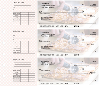 Pizza Designer Deskset Checks | DS-CDS06