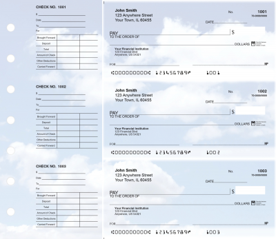 Clouds Designer Deskset Checks | DS-CDS13