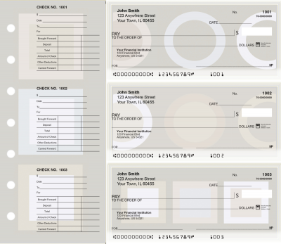 Mocha Geometrics Designer Deskset Checks | DS-CDS22