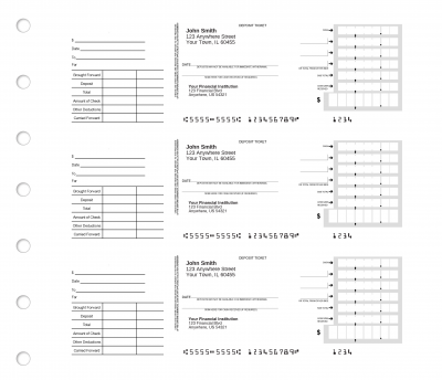 Deskset Deposit Tickets | DS-DEP01