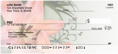 Day Lilies Delight Personal Checks | FLO-25