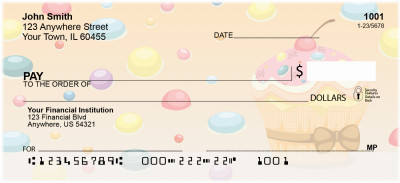 Cupcakes Personal Checks | FOD-53