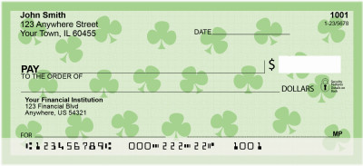 Shamrocks Personal Checks | GEO-06