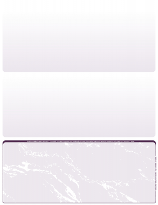 Violet Marble Blank Bottom Laser Checks | LBC-BLA-VM