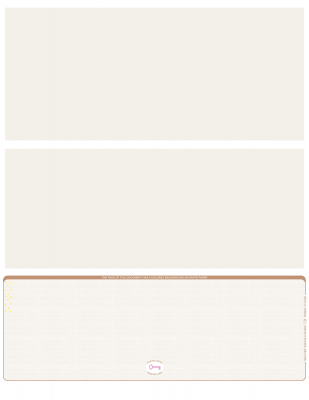 Tan Safety Blank High Security Bottom Laser Checks | LBCHS-BLA-OS