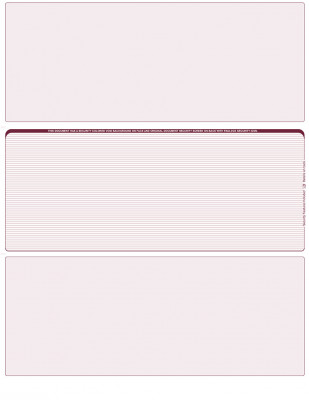 Burgundy Lines Blank Middle Laser Checks | LMC-BLA-UL