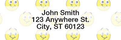 Smilies Rectangle Address Labels | LRGEO-08