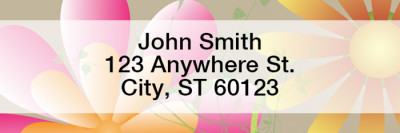 Garden Fresh Narrow Address Labels | LRGEO-20