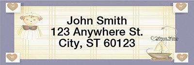 Raggedy Friends Narrow Address Labels by Lorrie Weber | LRJHS-06