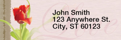 Live, Laugh, Love Narrow Address Labels | LRRNAT-10