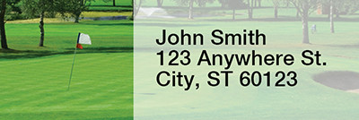 Scenic Courses Rectangle Address Labels | LRSPO-19