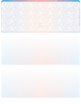 Blue Red Blank High Security Top Laser Checks | LTCHS-BLA-BR