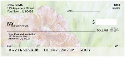 Poppy Oil Painting Personal Checks | NAT-76