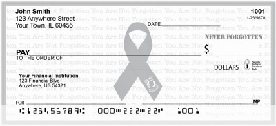 POW/MIA Never Forgotten Personal Checks | RIB-23