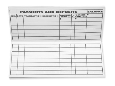 AccuVision Check Register Large Format Visually Impaired | SCR-01